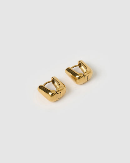 Tess Gold Hoop Earrings