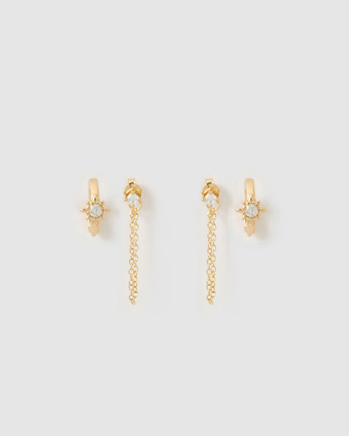 Vivia Earring Stack - Gold