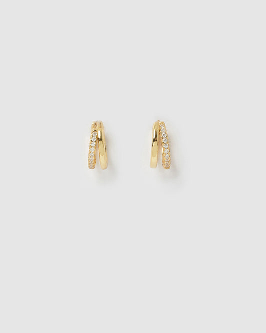 Winnie Gold Huggie Earrings