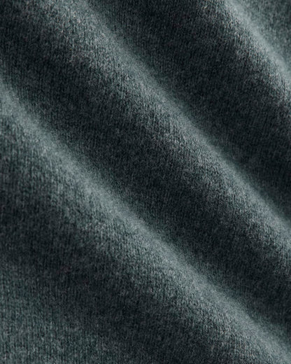 Luxe Merino Relaxed Turtleneck | Heather Midnight Navy