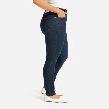 The Authentic Stretch High-Rise Skinny | Deep Indigo | 28.5" Inseam