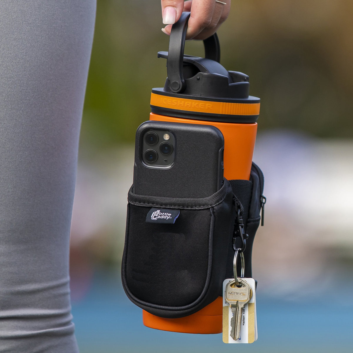 Yellow Black Ombre 26oz Ice Shaker Bundle