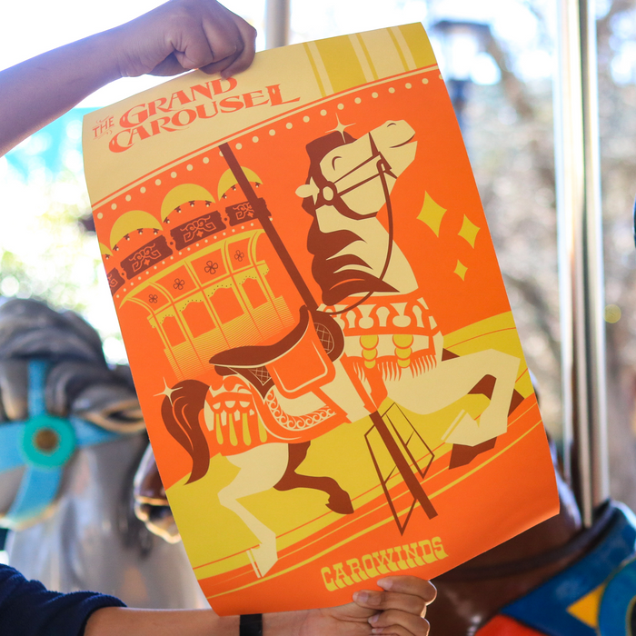 Carowinds Grand Carousel Poster