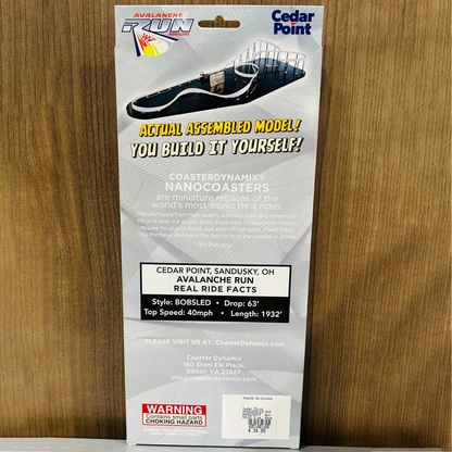Cedar Point Avalanche Run NanoCoaster