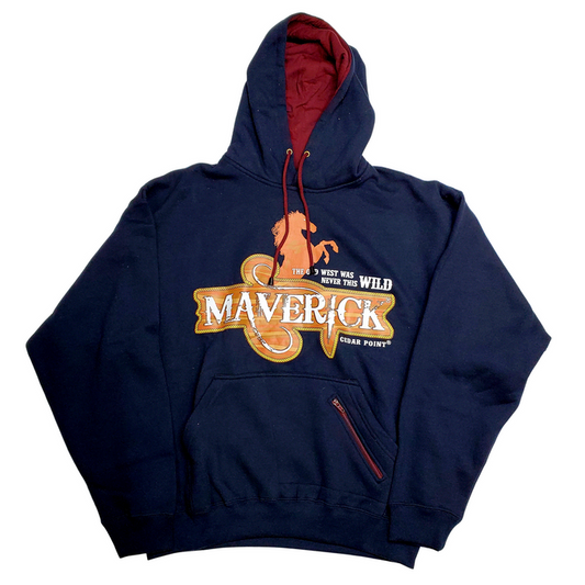 Cedar Point Maverick Zipper Pocket Hooded Sweatshirt