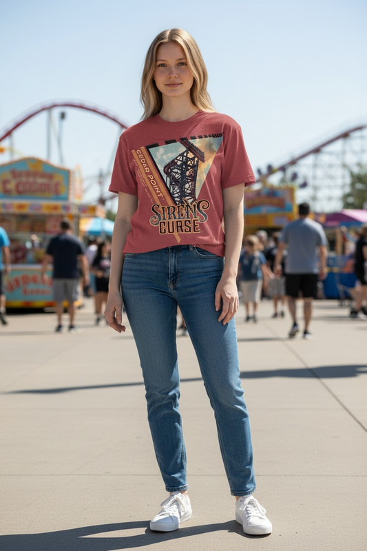 CEDAR POINT SIRENS CURSE TRILINE TEE