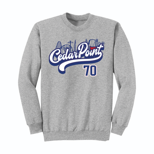 Cedar Point Swoosh Skyline Crewneck Sweatshirt