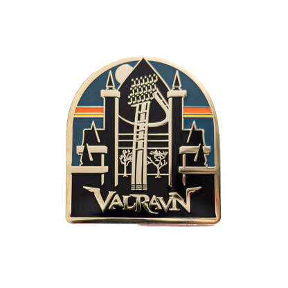 Cedar Point Valravn Enamel Pin