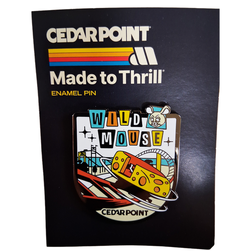 Cedar Point Wild Mouse Enamel Pin