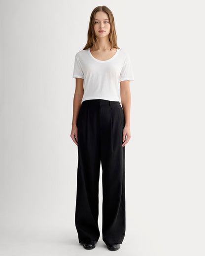 The Air Scoop-Neck Tee | White
