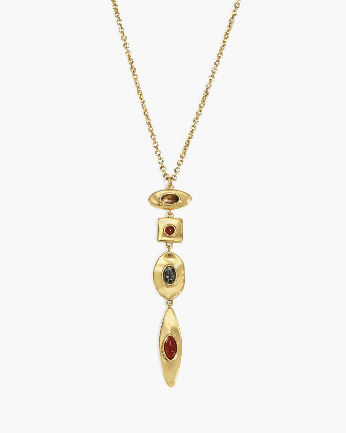 Petra Multi-Stone Drop Necklace