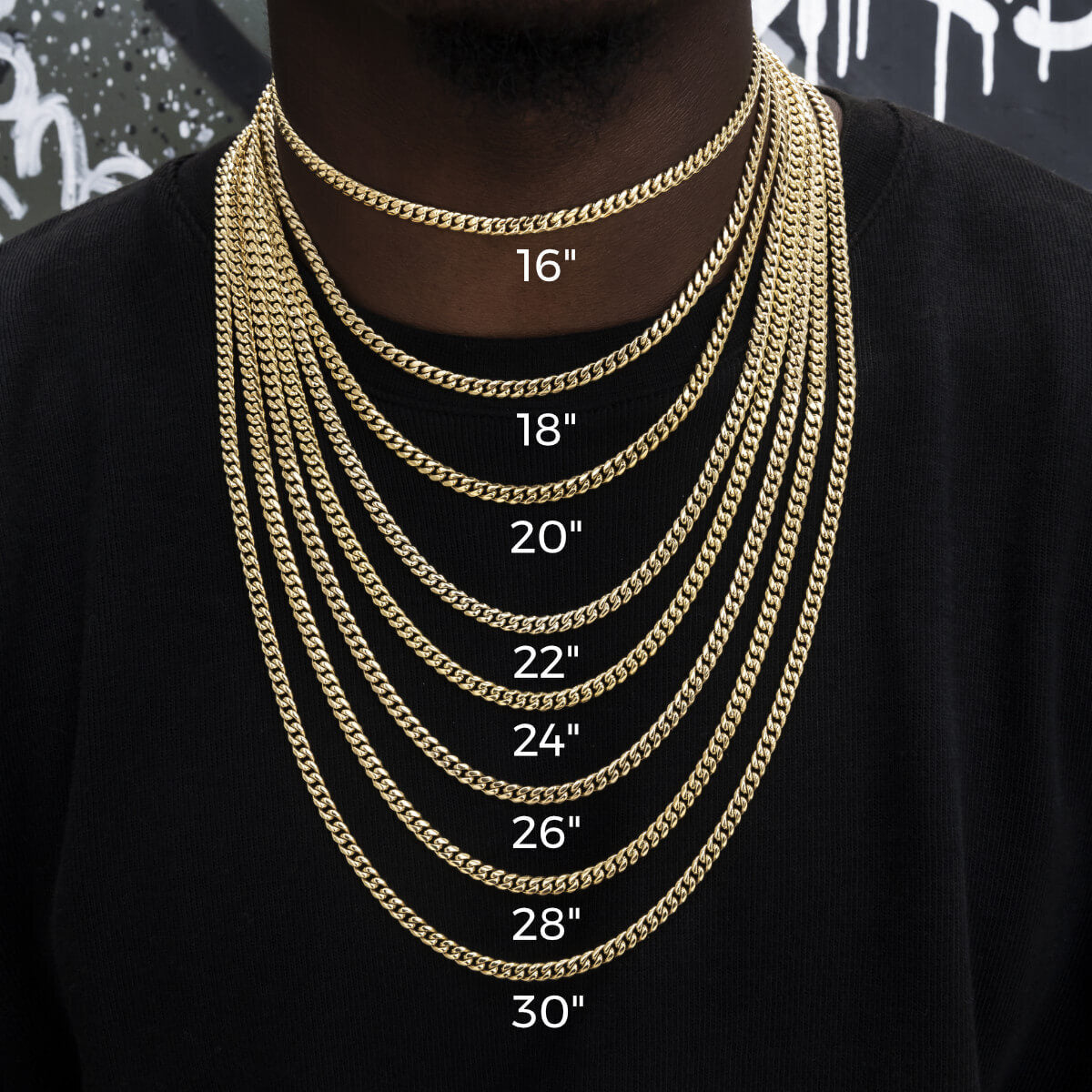 Diamond Cuban Chain in White Gold - 8.5mm