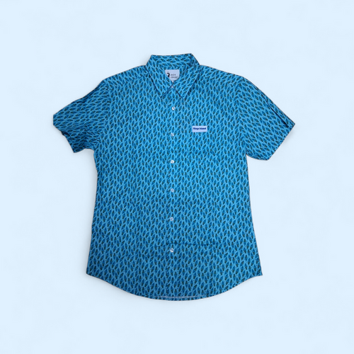 KINGS ISLAND BLUE ICE CREAM CAMP SHIRT