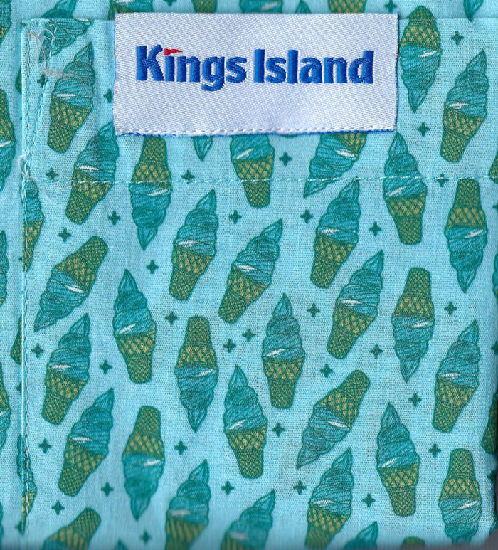 KINGS ISLAND BLUE ICE CREAM CAMP SHIRT