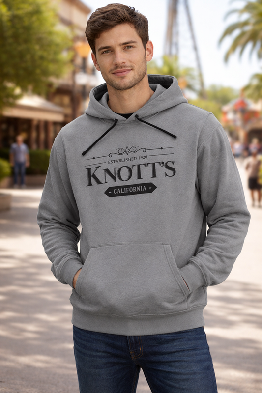 KNOTT'S BERRY FARM  ESTABLISHED 1920 HOODED SWEATSHIRT