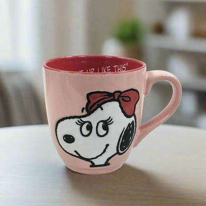 PEANUTS® Belle 20 oz. Etched Mug