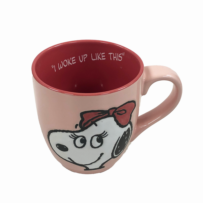 PEANUTS® Belle 20 oz. Etched Mug