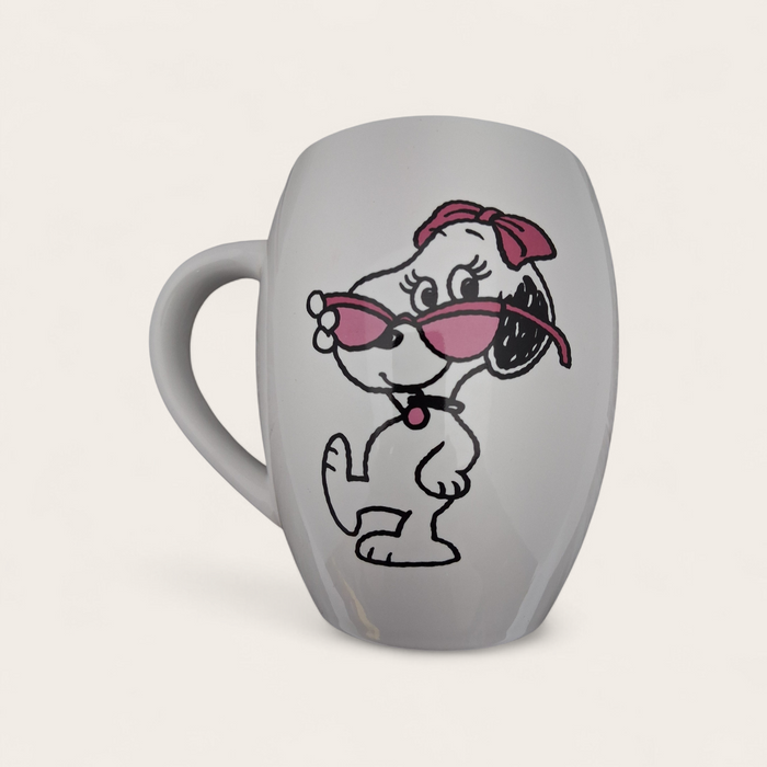 PEANUTS® BELLE BARREL MUG