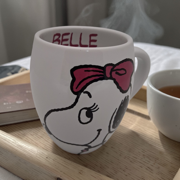 PEANUTS® BELLE BARREL MUG