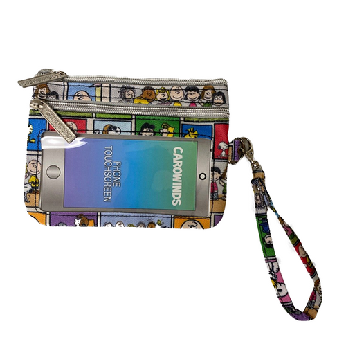 PEANUTS® Carowinds Snoopy Comic Collage Wristlet
