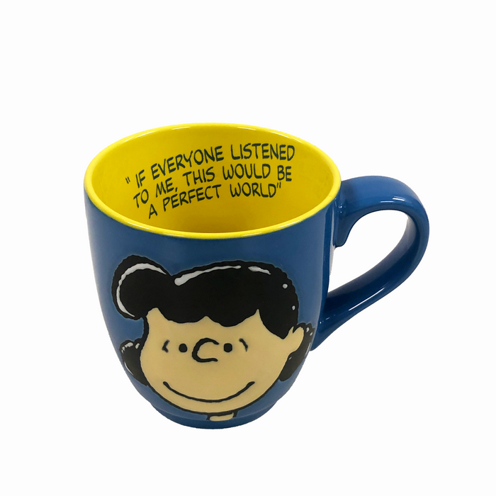 PEANUTS® Lucy 20 oz. Etched Mug