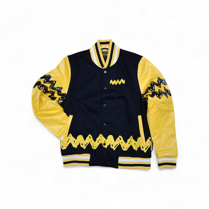 PEANUTS® ZIG ZAG VARSITY JACKET