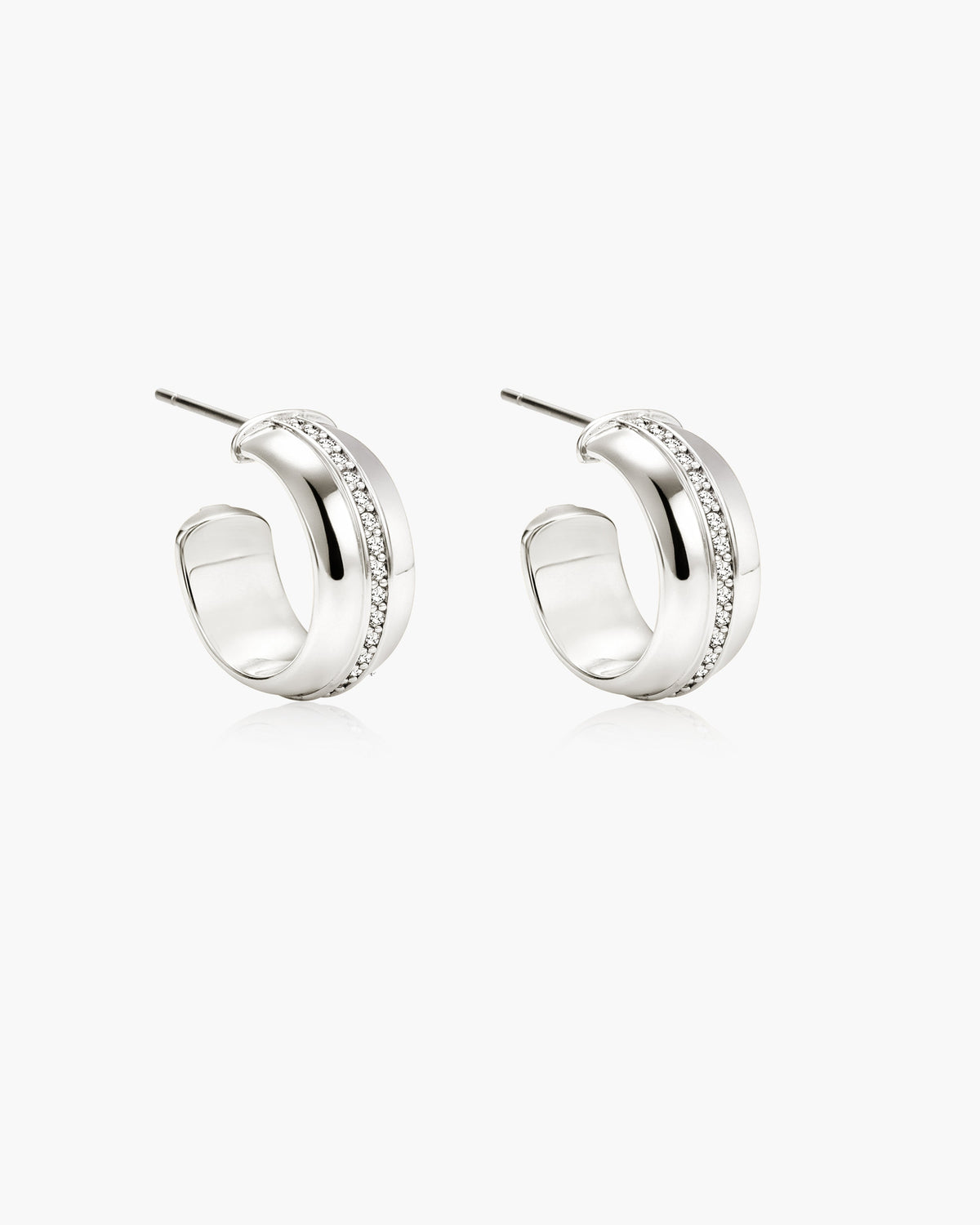 Vice Hoop Earrings in Gold