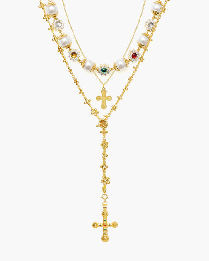 Daisy Pearl Necklace