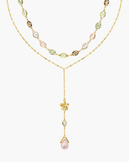 Whimsical Romance Stone Necklace